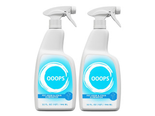 Pacote com 2 OOOPS Eliminador de Odor e Manchas para Cocô de Estimação - Eliminador de Odor Enzima para...