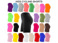 shorts-de-ciclismo-meninas-criancas-meninos-esporte-liso-ginastica-danca-escola-pe-small-0