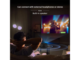 Mini projetor portátil LED 1080P HD Home Theater Cinema Phone Project ou ~